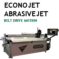 EconoJet AbrasiveJet Belt Drive Motion