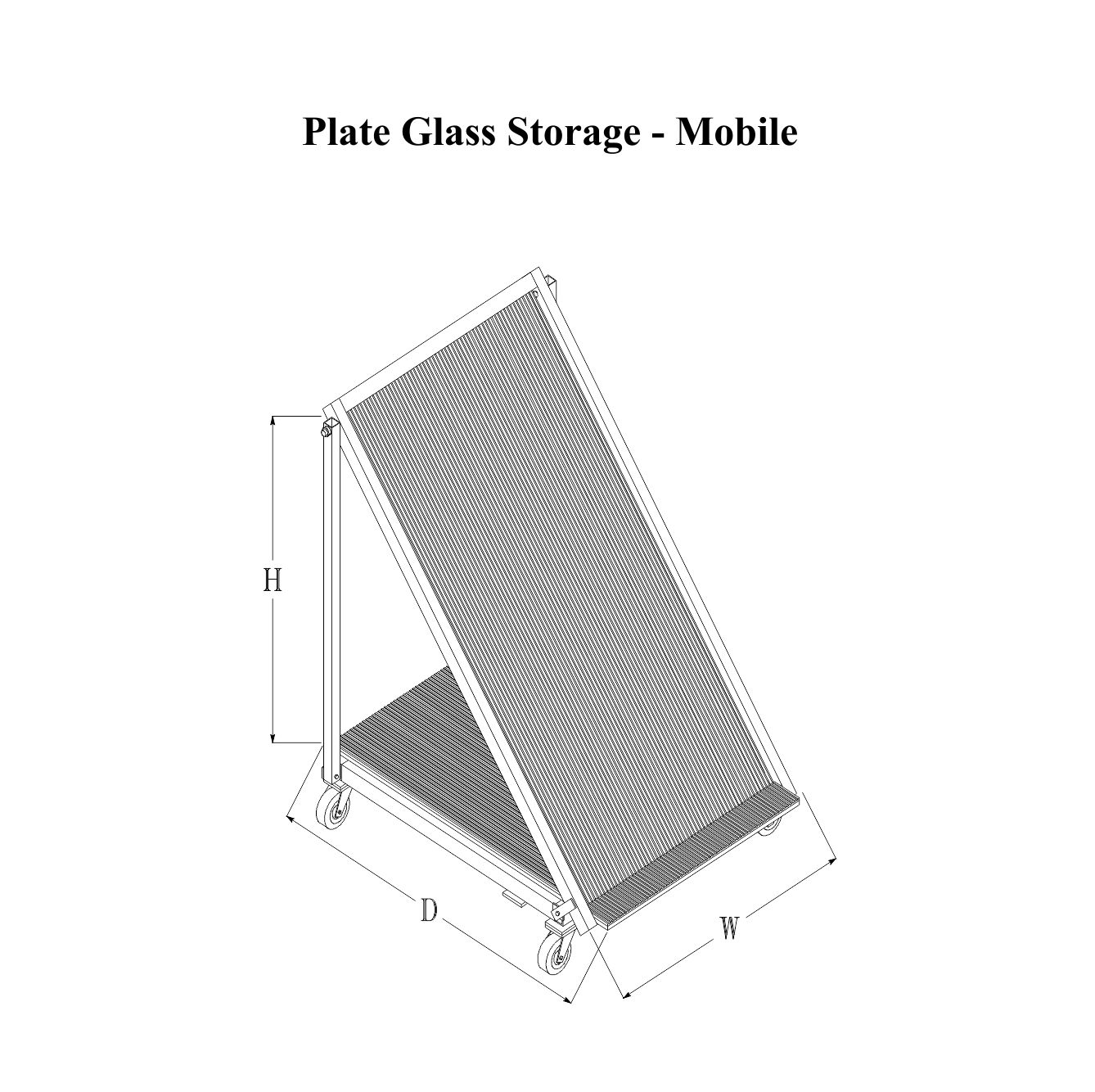 PST Glass Storage Rack 3