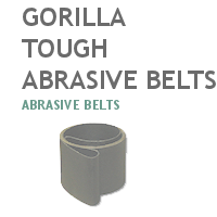 Gorilla Tough Abrasive Belts
