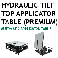 Premium Hydraulic Tilt Top Applicator Table