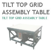 Tilt Top Grid Assembly Table