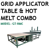 Applicator & Hot Melt Clamp Combination Table